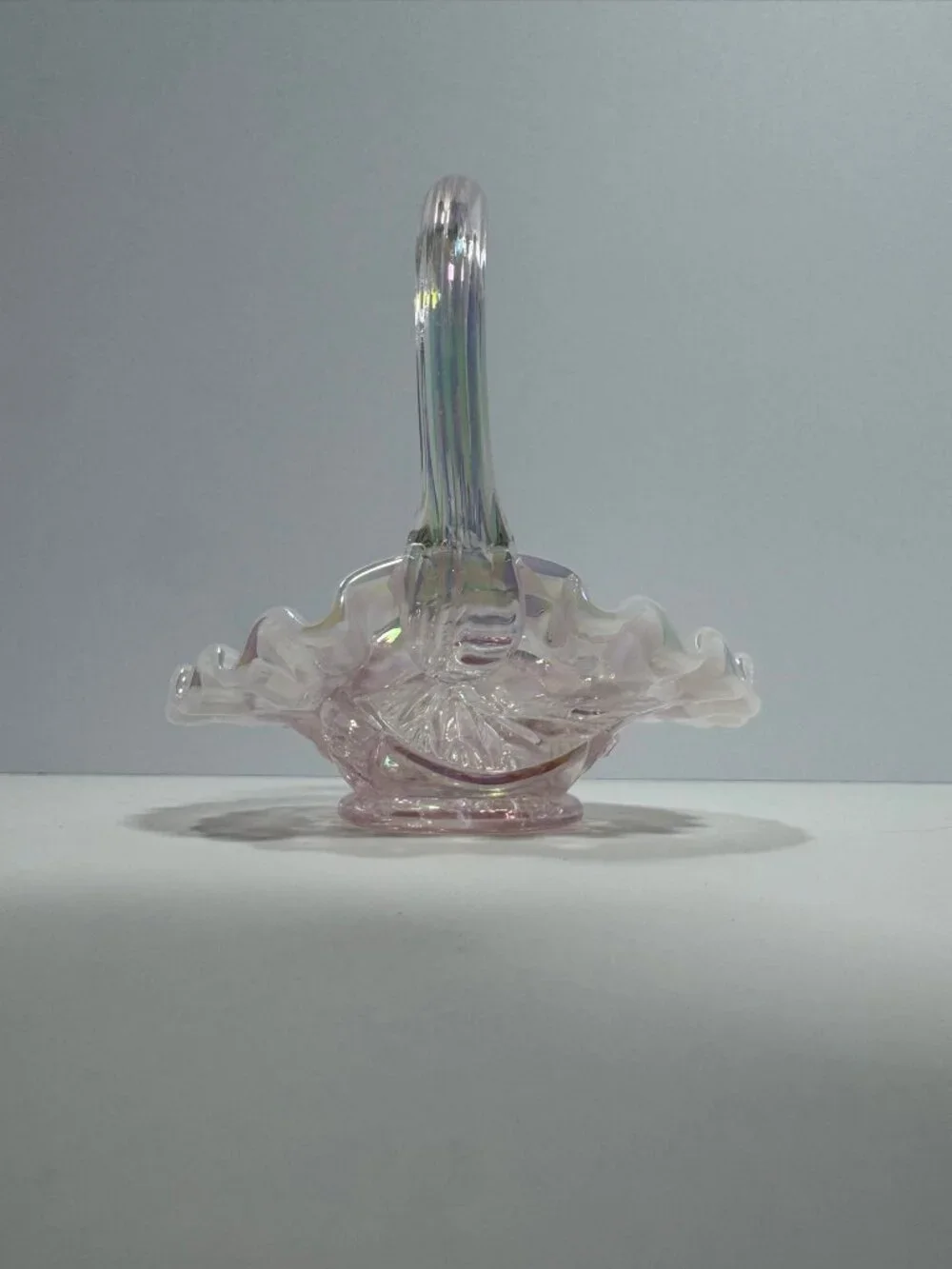 Fenton pink opalescent